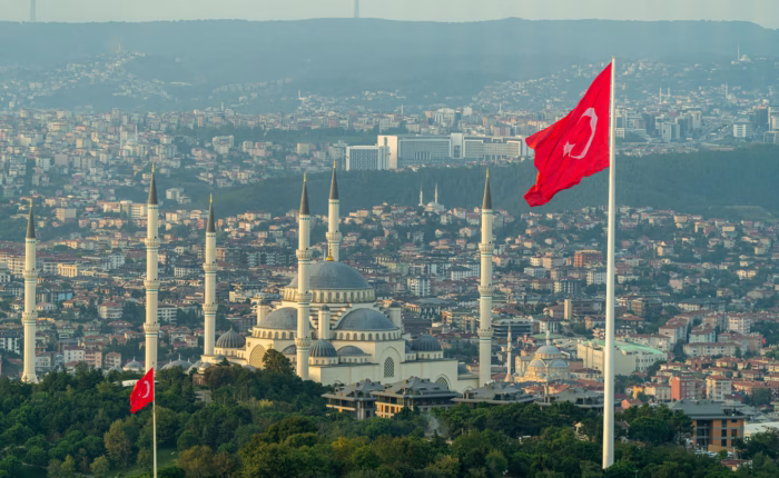 Çamlıca Mosque views from Çamlıca hill