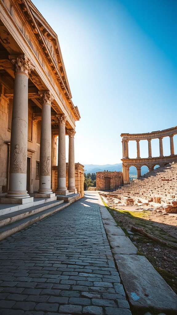 ancient ruins showcasing grandeur