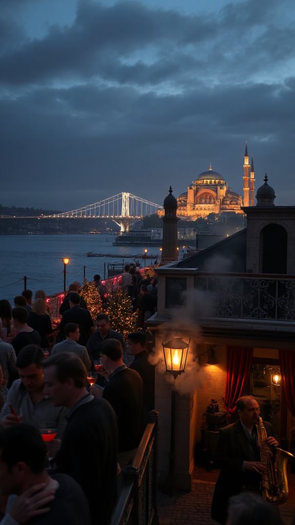 nightlife blending tradition and modernity