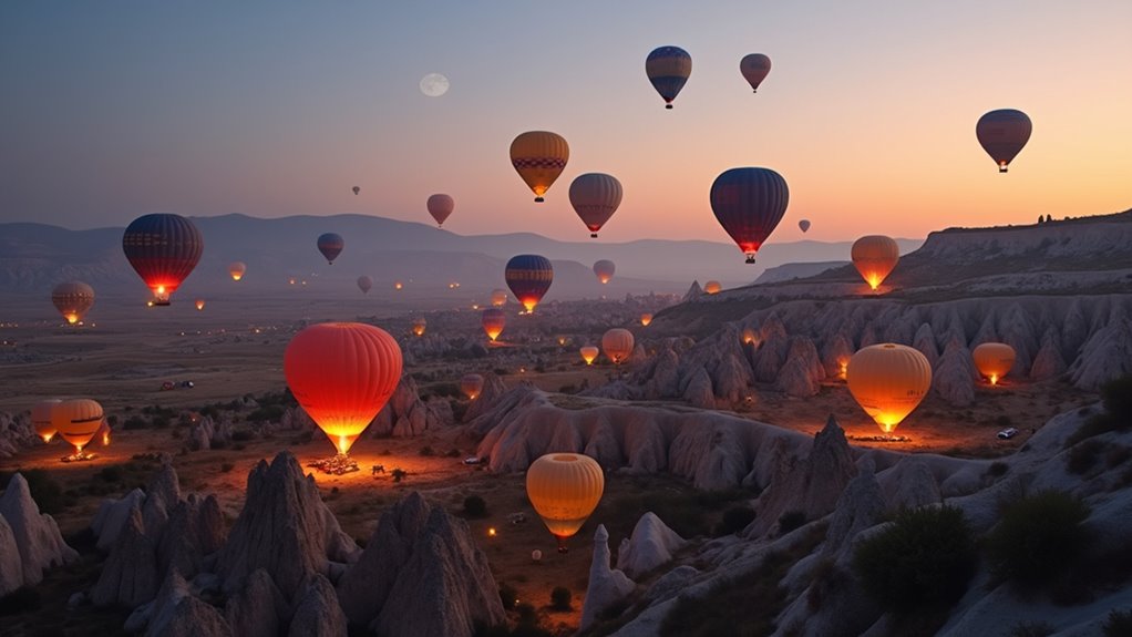 early morning balloon tours