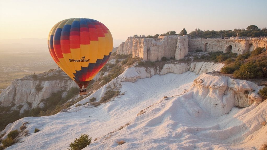 Pamukkale Hot Air Balloon Experiences 3 aerial view of hierapolis