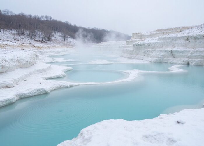 winter exploration of pamukkale